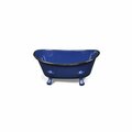 H2H Navy Blue Metal Bathtub Decor H22546573